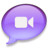 iChat paars Icon